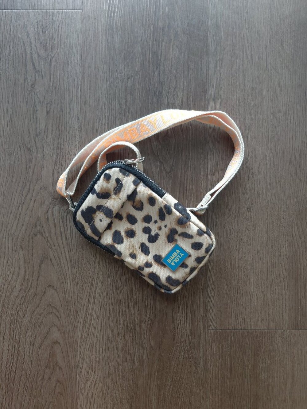 Bimba y Lola Leopard Print Crossbody Bag